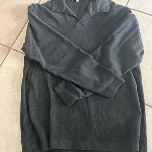 Joseph Abboud Charcoal V-Neck Sweater